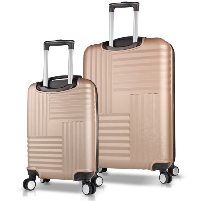 Zoozie Bags Conjunto de Maletas de 2 Piezas Dorado